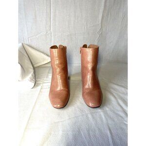 Chinese Laundry Davinna Booties-Pink Reptile Shoes Womens Sz 5.5M